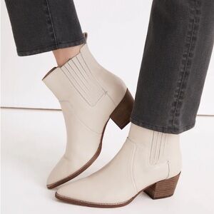 Madewell Western Ankle Boots - Harvest Moon - 5.5